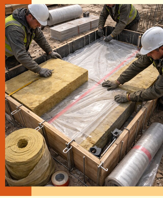Теплоизоляция опалубки для строительства в Соколе